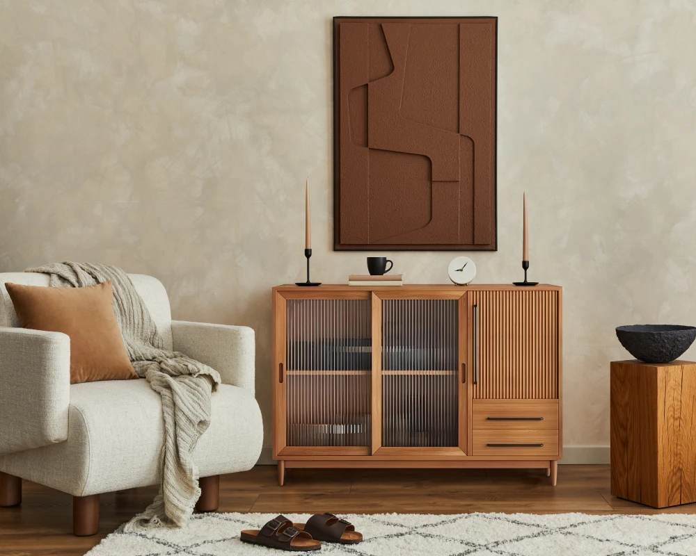 contemporary sideboard with drawers